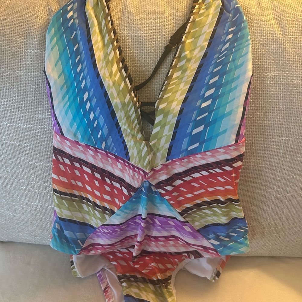 Trina Turk Multicolor Swimsuit Sz 8